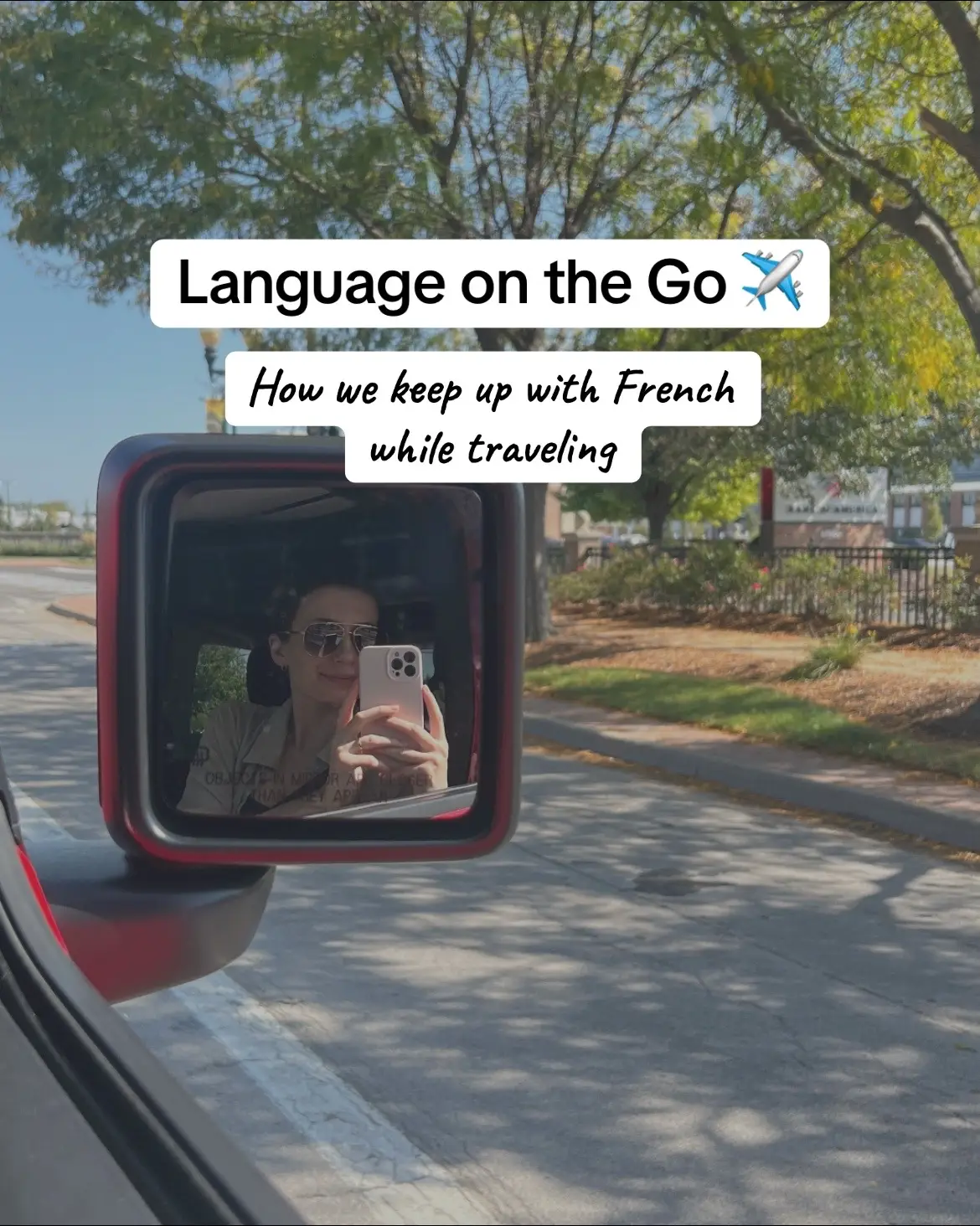It's not always easy to keep up with French while we travel + visit family, so I try to bring as much of 