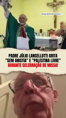 Ele faz do altar um palanque!🤮 #padre #igrejacatolica #noticias 