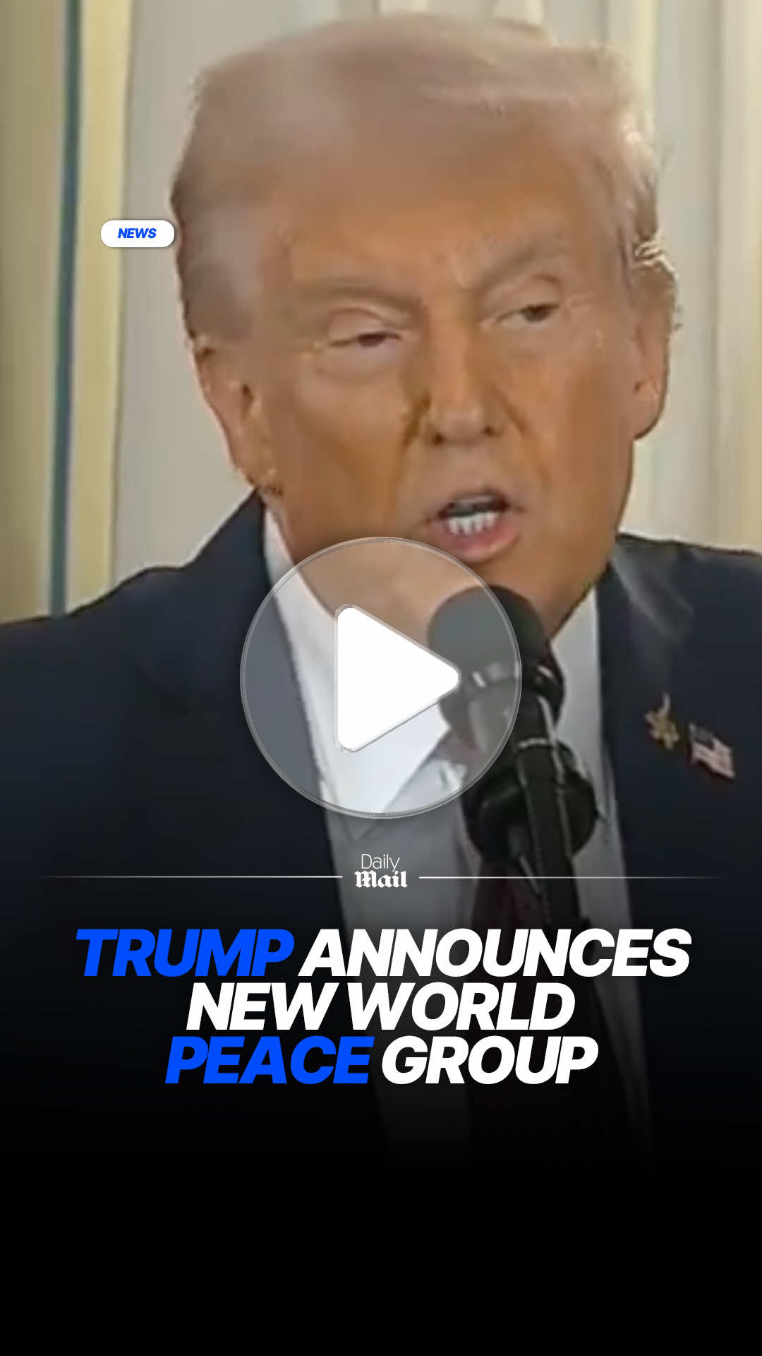 With Israeli Prime Minister Benjamin Netanyahu in attendance, President Trump held a press conference today to announce a new group called the 'Board of Peace' which will counter the United Nations. Read more about the story on DailyMail.com 📷 FOX News #trump #israel #gaza #peace #news 