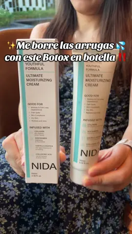 NIDA's Korean Cream✨💦 Finalmente encontré el regalo asequible perfecto🤩##hiperpigmentacion #manchas #arrugas #lineasfinas #arrugas #lineasfinas #niacinamide #niacinamide #pielseca #pielsana #acidohialuronico #guapa #piel #finelines #amorpropio #NIDA #youthfulskin #moisturizing #tiktokshopblackfriday 