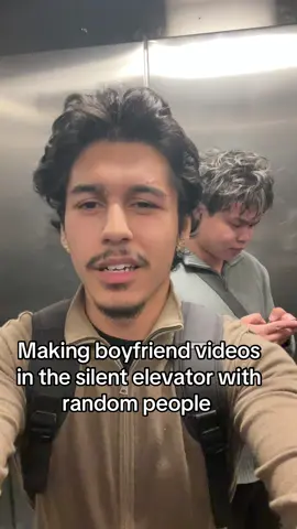 I gave bro the longest elevator ride of his life😭 #fyp 