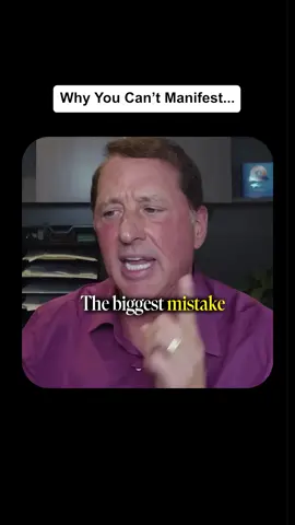 Why you can’t manifest…