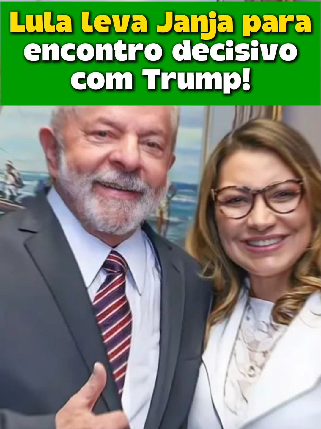 Lula leva Janja para encontro decisivo com Trump! #lula #leva #janja #encontro #donaldtrump
