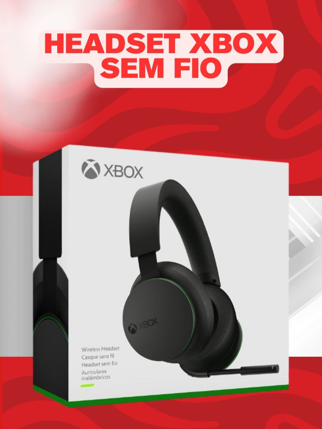 Desvende o Poder do Som Sem Fio: Headset Xbox! Cansado de fios te prendendo? Prepare-se para elevar sua experiência de jogo a um nível totalmente novo com o Headset Sem Fio Xbox! 🎧🎮 Este não é apenas um headset, é a sua passagem para a imersão total. Com um som espacial Windows Sonic, Dolby Atmos e DTS  Headphone:X, você vai ouvir cada passo, cada recarga e cada detalhe do ambiente com clareza cristalina. A vantagem competitiva que você precisava está aqui, no seu ouvido! Conforto Inigualável: As almofadas macias e o design leve garantem horas de jogatina sem incomodar. E a bateria? Ela aguenta o ritmo, com até 15 horas de autonomia! Comunicação Perfeita: O microfone ajustável foca na sua voz para uma comunicação de equipe nítida, e quando não estiver usando, ele se retrai discretamente. Ajustar o volume e o equilíbrio do jogo/bate-papo é simples e intuitivo com os controles giratórios nos fones. Compatibilidade Total: Conecta-se diretamente aos consoles Xbox Series X|S, Xbox One e também a PCs com Windows (via adaptador ou USB-C) e dispositivos móveis via Bluetooth. A liberdade que você busca está garantida! Não perca tempo! Sinta a liberdade, ouça a vitória. Adquira já o seu Headset Sem Fio Xbox e transforme sua forma de jogar! #HeadsetXbox #XboxWirelessHeadset #SomSemFio #XboxSeriesX #XboxOne #GamingLife #GamerBr #AcessoriosGamer #ImersãoTotal #MelhoreSeuJogo