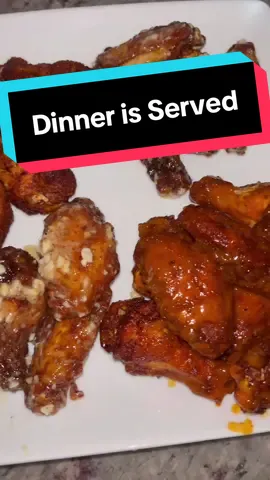 Ya’ll grabbing a plate?!👀 Buffalo Wings Garlic Parmesan Ranch Wings Regular Fried Wings Garlic Butter Fried Shrimp Potato Salad Baked Beans w/ Ground Beef Cornbread (not pictured) #foodtiktok #comfortfood #fypシ #chickenwings 