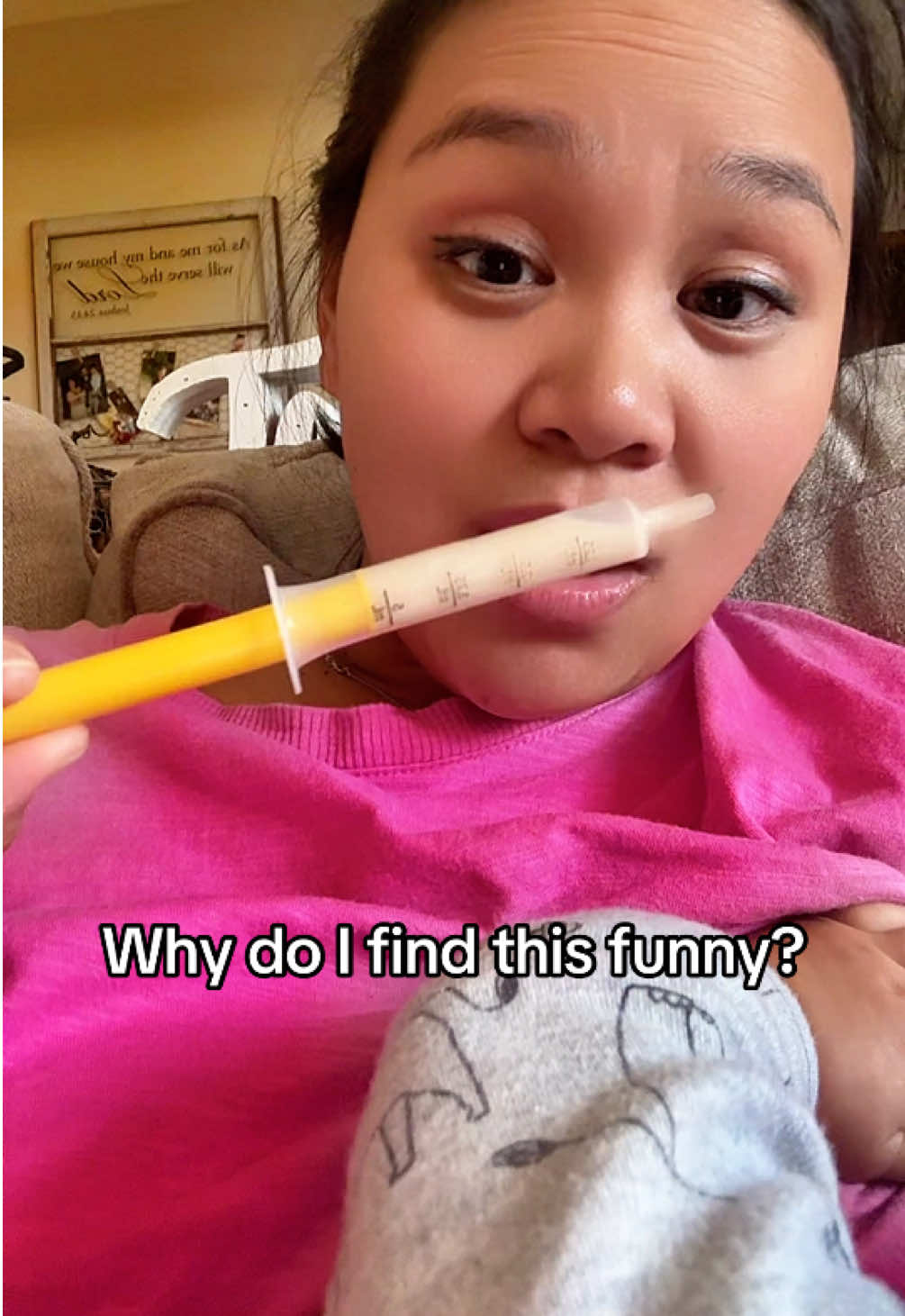 Mystery liquid? Should I let him drink it? 😂 #momcontent #smallcreator #toddlerlife #marriagehumor 