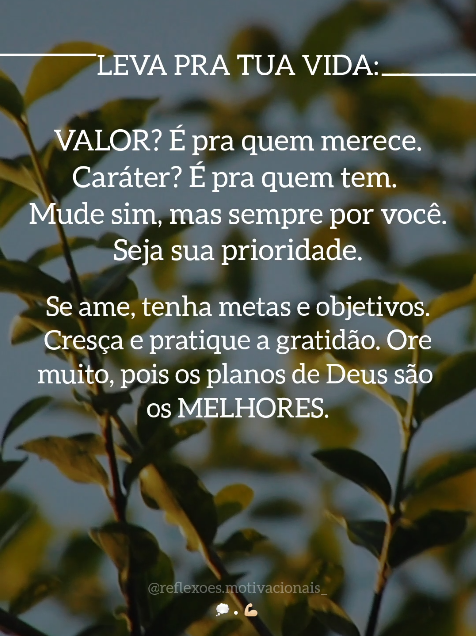 REFLEXÃO DE HOJE... 💭 #creatorsearchinsights #reflexão #reflexaododia #motivacao #frasesmotivadoras 
