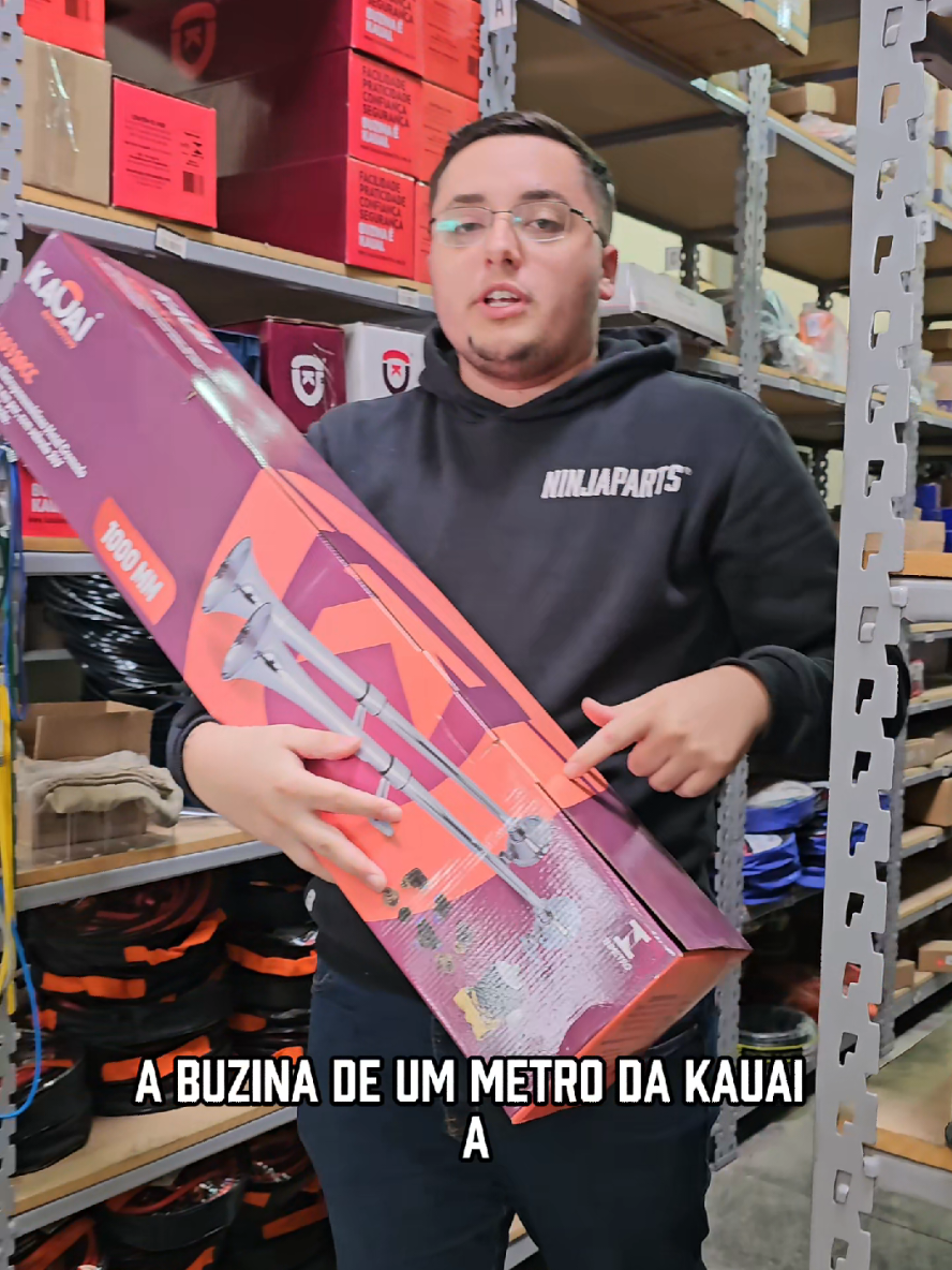 📢 Buzina marítima de 1 metro? Nós temos!! Conheça a K10310cc da Kauai! Essa buzina está disponível em todas as nossas lojas online! #buzina #maritima #somalto #caminhao 