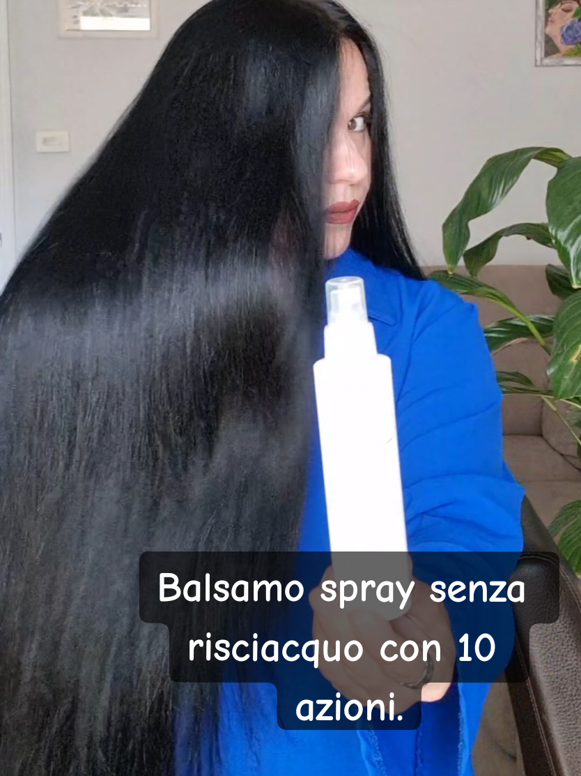 Descrizione: Spray 10 Azioni Antistatico Idratante Protettore Termico * Caratteristiche Principali: ⁃ Balsamo spray senza risciacquo con 10 azioni. Proprietà eccezionali idratanti e antistatiche.  Contiene provitamina B5 e proteine di seta. Funzioni Versatili: I balsamo spray è un ottimo ammorbidente, riparatore del capello, districante e lucidante. Grazie ai preziosi e moderni componenti, offre una vasta gamma di utilità. Perfetto per tutti i tipi di capellì, garantisce idratazione e protezione termica. Utilizzo Pratico: Con suo design innovativo, questo prodotto si adatta a vari bisogni capillari. La sua versatilità lo rende ideale per chi cerca un prodotto multifunzione senza rinunciare alla praticità. Modo d'uso: Spruzzare una quantità adeguata di prodotto sulle radici e lunghezze senza risciacquare, asciugare e procedere all'acconciatura. #offerteperte #balsamospray #prodottipercapelli #haircareroutine #capelli .