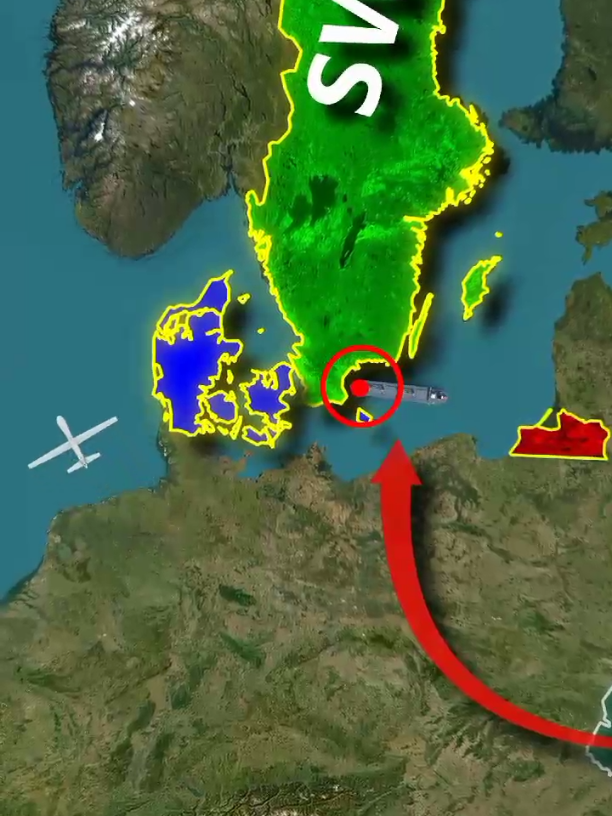 Russian Ships Right Outside Denmark and Sweden. #breakingnews #russia #denmark #sweden #warship 