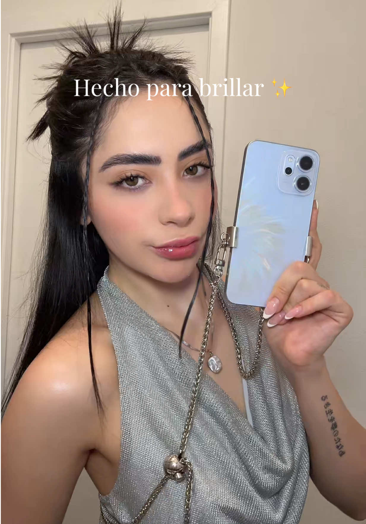 Arréglate conmigo junto con mi Oppo Reno14🩵 @OPPO México  #OPPOReno14Series #PartyEssential