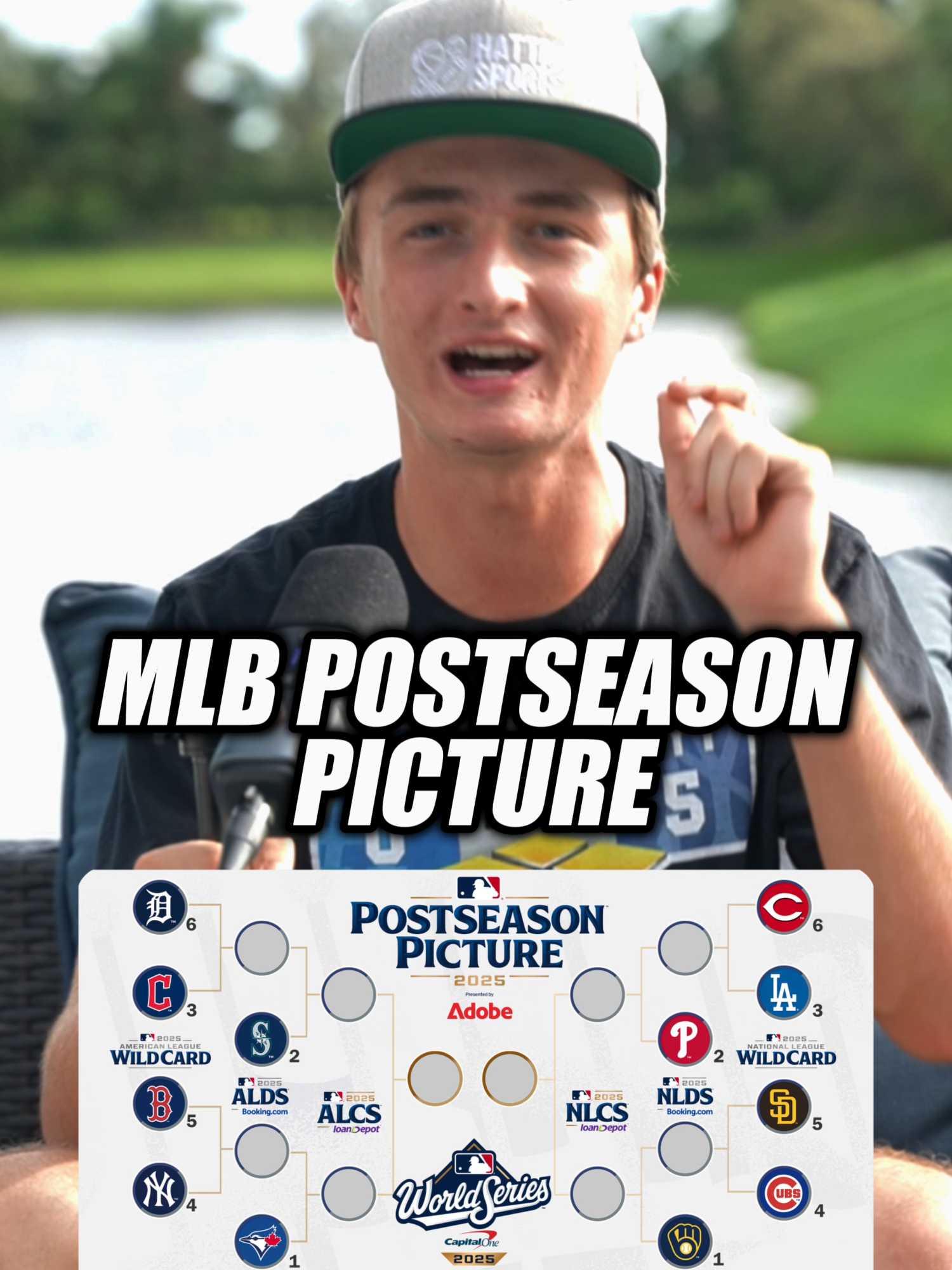 2025 MLB PLAYOFFS ARE SET ⚾️ #sports #MLB #playoffs #october #postseason #bracket #americanleague #nationalleague #baseball #fyp #trending #viral