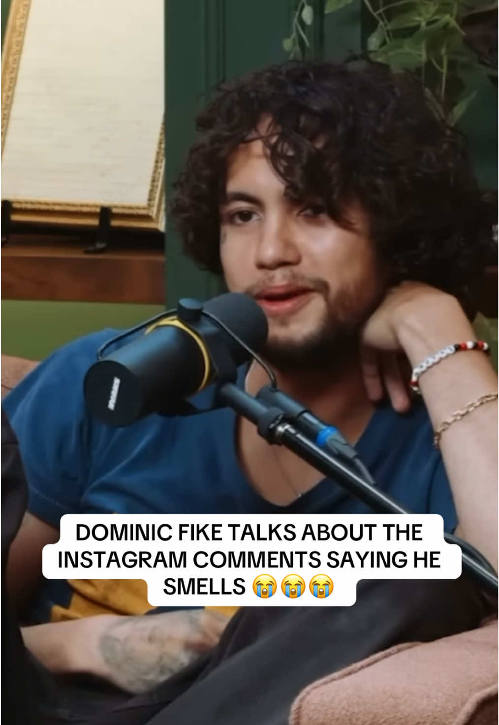 Dominic Fike talks about how he sees so much comments talking about how he smells 😭😭🤣 #dominicfike #fyp #viral #foryou 