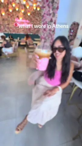 sipping freddos saying “Γεια μας!” yamas & salud <3 wearing some Colombian brands I love: @Vélez, @mercedescampuzanoo, @Tennis_sa plus @Kappa @Naf Naf @Havaianas, long skirt from Aswan Old Souks do you have a favorite outfit ? #AthensOOTD #greekcoffee #slowfashion #travelstyle #whatIWoreIn