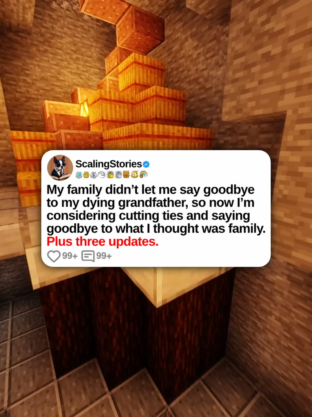 u/prettyaspeach My family didn’t let me say goodbye to my dying grandfather, so now I’m considering cutting ties and saying goodbye to what I thought was family. Plus three updates. 0:00 Original Post 5:19 Update (4 Days Later) 8:18 Second Update (2 Months 1 Week Later) (New Since I Last Covered This OP) 10:53 Third Update (3 Months Later) #scalingstories #minecraftparkour #reddit #redditstories #redditreadings