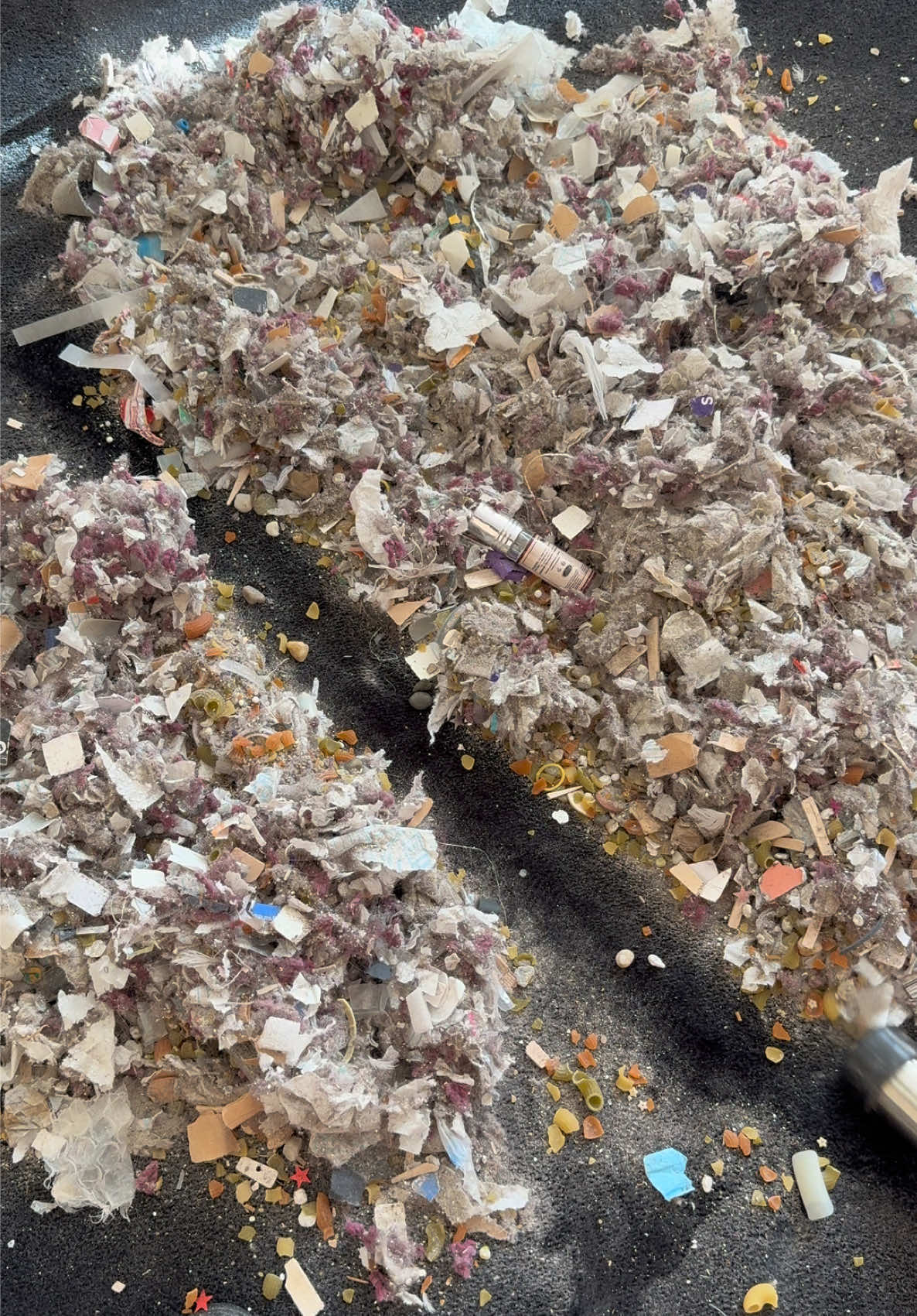 Metal Open wand with Rasta pasta mix😋✨ #vacuuming #asmrsounds #vacuumtherapy #CleanTok #cleaninghacks 