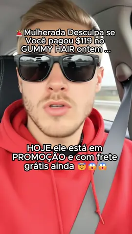 A MELHOR VITAMINA PARA CABELO FRACO E CAINDO ESTÁ EM PROMOÇÃO HOJE⚡🔥 #gummyhair #quedadecabelo #cabelocaindo #vitaminaparacabelo  #tiktokshop 