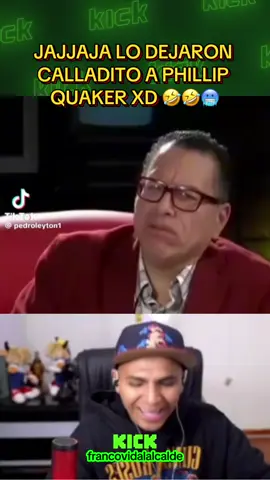 @Franco Vidal JAJAJAJAJA QUE FRIO CARLITOS CACHO XD #phillipbutters #carloscacho #francovidalalcalde #reaccion #humor 