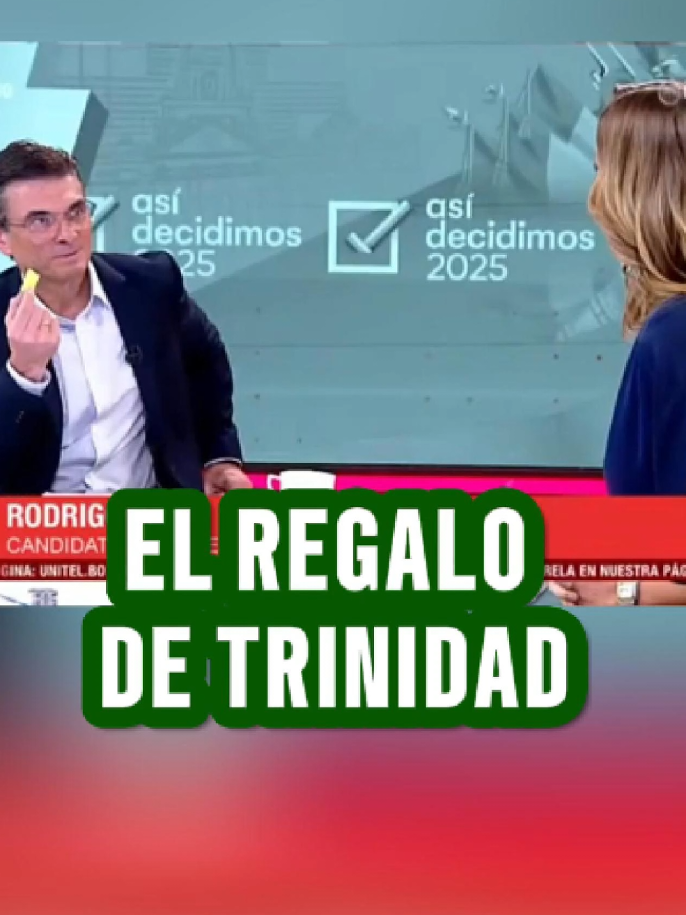 El regalo de Trinidad que refleja la esperanza de los bolivianos. #esperanza #unidad #bolivia🇧🇴 #capitalismoparatodos #elecciones2025 