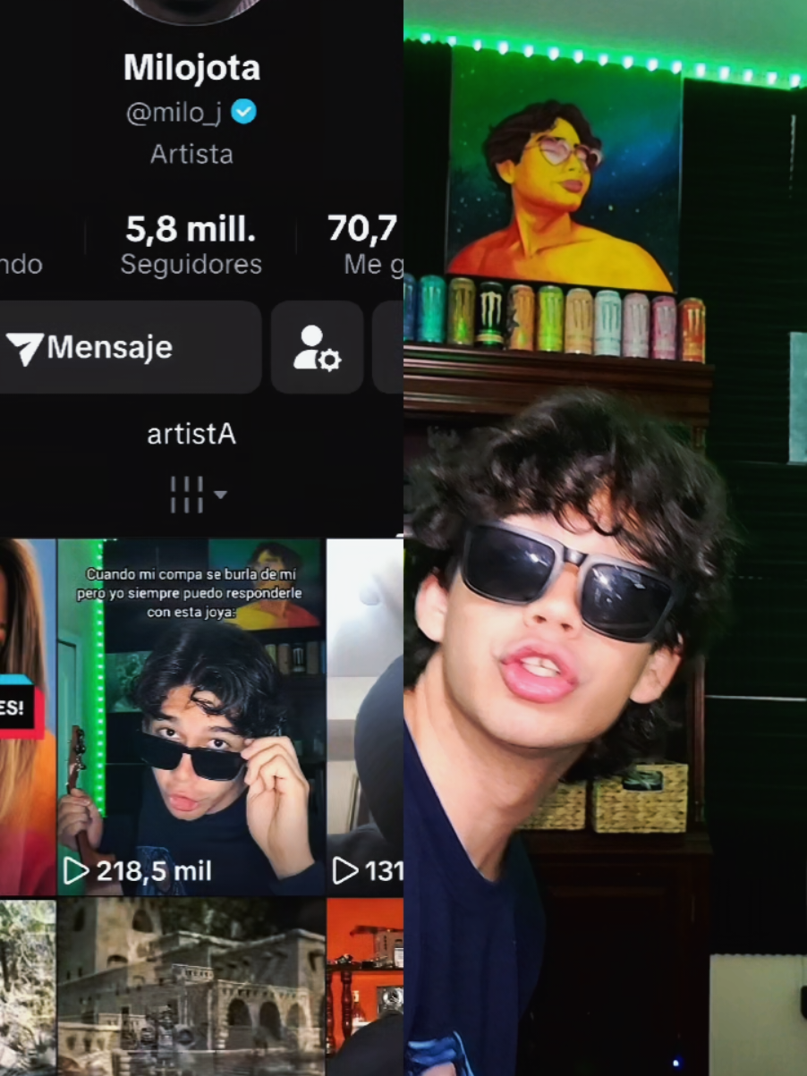 Respuesta a @m_cdmMILO J COMPARTIÓ MI VIDEO 😭😭😭 HOY HACEMOS STREAM PARA CELEBRAR 🗣🔥 #miloj #musica #musicaurbana #argentina #fyp 