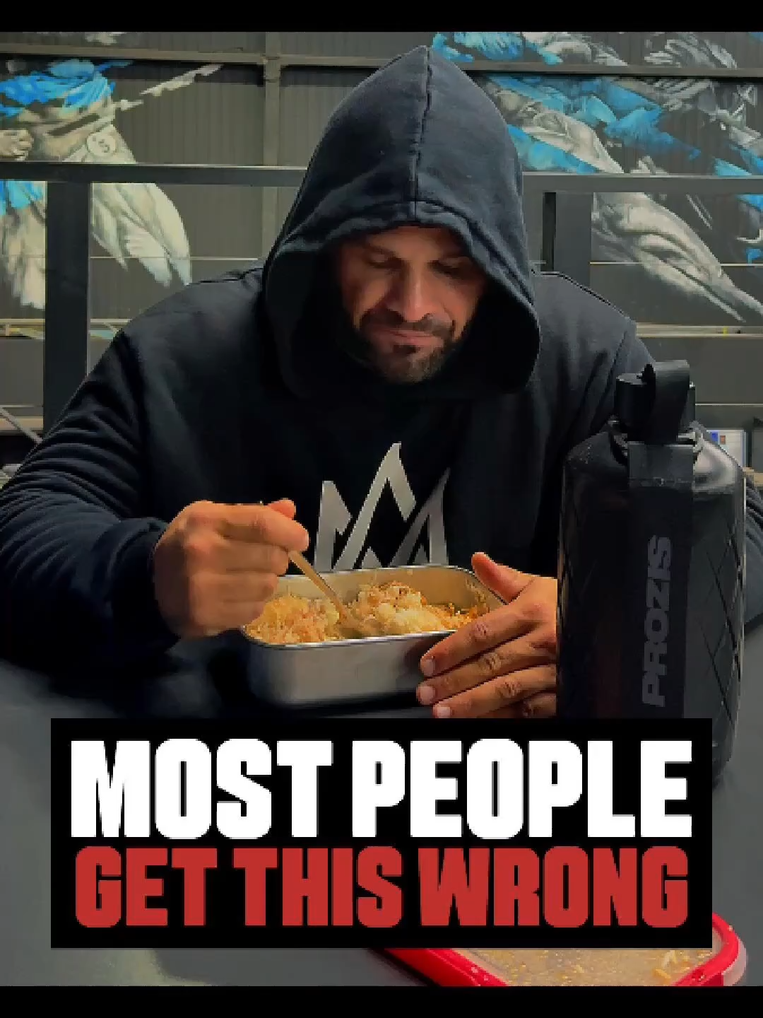 “Most people eat to get full. I eat to get better. That’s the difference.”