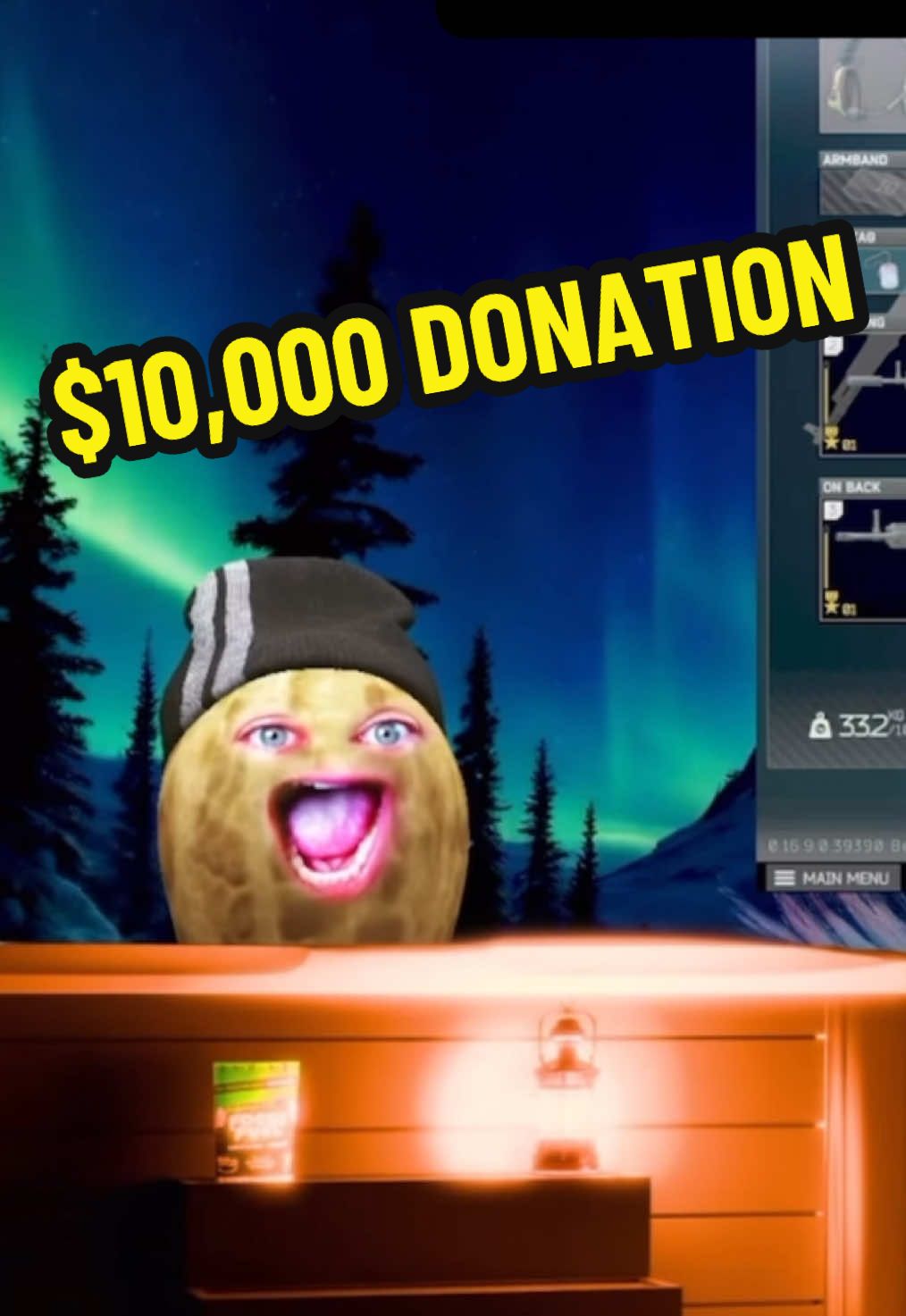 Peanut plans to donate all of his earning to those in nee… Ope never mind 😂#theburntpeanut #burntpeanut #donate #charity 