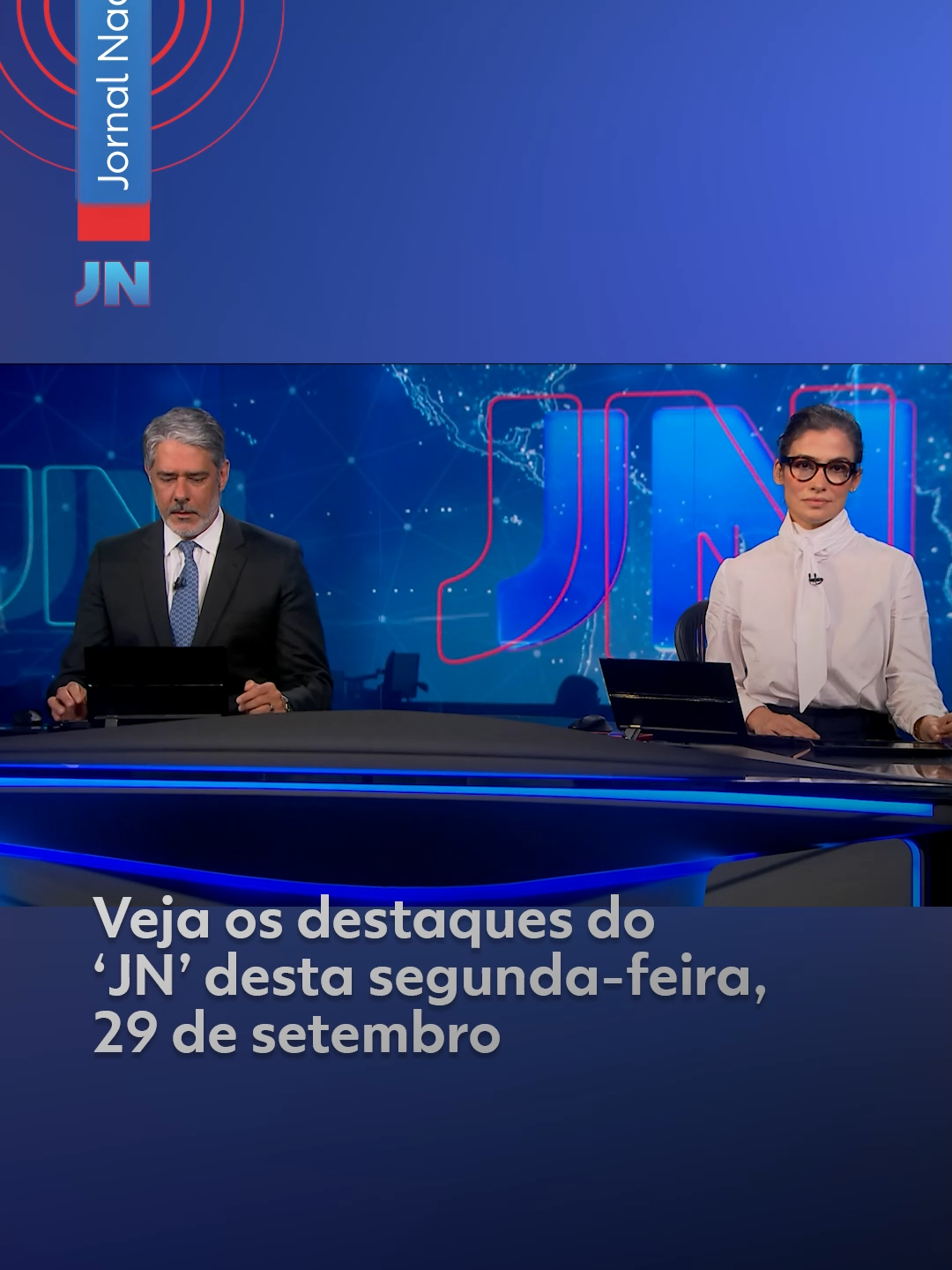Veja os destaques do #JornalNacional desta segunda-feira, 29 de setembro. #g1 #JN #tiktoknotícias