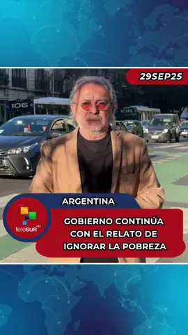 Gobierno continúa con el relato de ignorar la pobreza El Ministerio de Capital Humano argentino publicó un informe donde detalló que pobreza cayó al 31,6% de la población, lo cual representa una caída de más de 21 puntos con relación a lo relatado un año atrás. El dato, sin embargo, es cuestionado por diversos especialistas e incluso los propios trabajadores del Indec, quienes elaboran el informe oficial. #argentina #pobreza #indec #informe #teleSUR