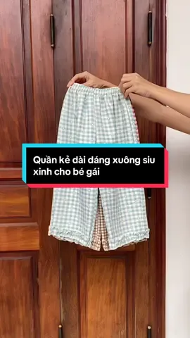 Quần kẻ dài dáng xuông siu xinh cho bé. Có nhiều màu cho các mom lựa chọn #quanke #quanxuong #quandaibegai #quanaochobe #xuhuongtiktok @Yến thân thiện  @Yến thân thiện  @Yến thân thiện 