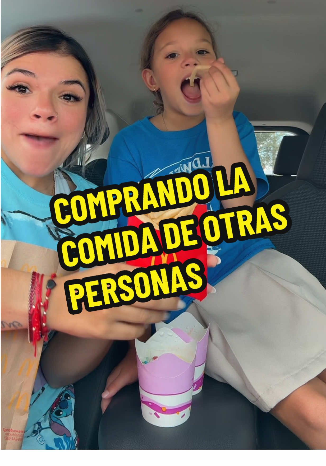 Respuesta a @Rosmery Carbajalprobando comidas ordenadas por otras personas 😂🫶 #mcdonalds #reto 
