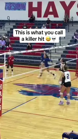 Sometimes the ball just has a mind of its own 😭🥲 (via lusialangi) #volleyball #viral #highschool #highschoolsports #funny 