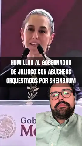 🎭 En Jalisco vimos otra escena ya típica de la 4T: Los abucheos “espontáneos” organizados desde arriba con recursos públicos. Y lo peor: gobernadores que, en lugar de plantarse con dignidad, se arrastran ante Sheinbaum aunque los estén humillando frente a su propia gente. Así funciona la política oficialista: montajes pagados y sumisión garantizada. #Sheinbaum #4T #abucheo #Jalisco #PabloLemus     