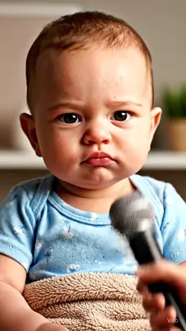Me deram sopa quente... quase queimei a boquinha 😂❤️😍❤️☺️ #bebe #bebes #bebestiktoks #baby #babytiktok #nenem 