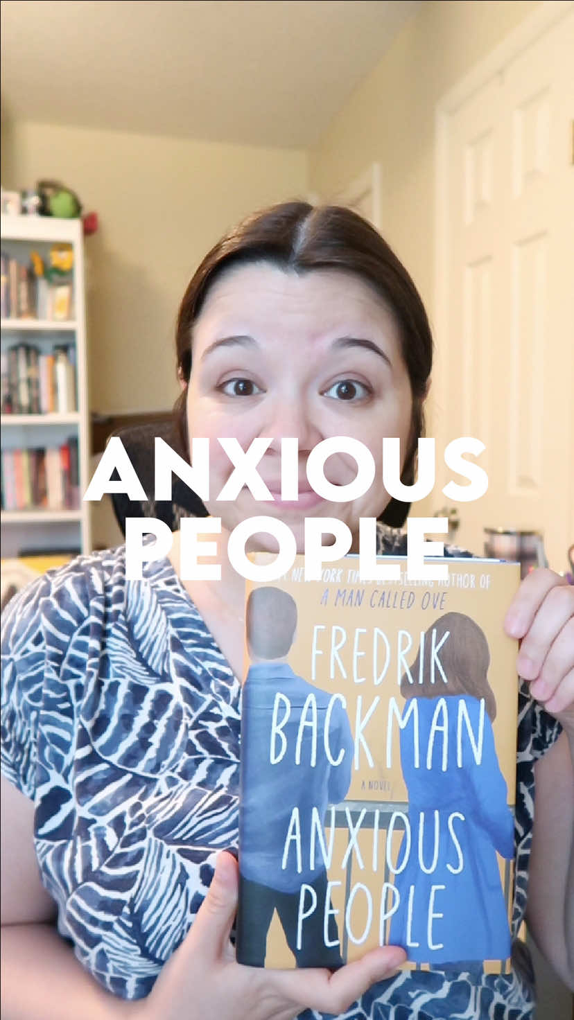 DAY 8 of 100 DAYS OF BOOK RECOMMENDATIONS! #bookrecs #100daysofbooks #fivestarreads #anxiouspeople #fredrikbackman 
