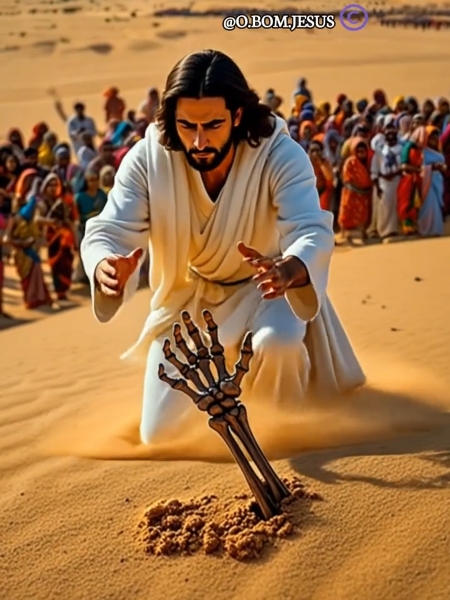 He Turns Dry Bones Into Life  ven in the silence of death, His voice brings hope and new beginnings. What seems lost, He restores. What seems broken, He heals. Believe, for His power never fails.  ✨ “Thus says the Lord God to these bones: Behold, I will cause breath to enter you, and you shall live.” — Ezekiel 37:5  © All rights reserved. This video is protected by copyright. Unauthorized reproduction, redistribution, or use in any form is strictly prohibited.