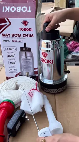 Máy Bơm Chìm TOBOKI TKDC-12 Công Suất 200W ,Điều Khiển Từ Xa ,Kèm Đầy Đủ Phụ Kiện ,BH 6 Tháng#giadungdienmay24h #thinhhanhtiktok #xuhuong #thinhhanh #xuhuongtiktok #hottrend #hot #lenxuhuong 
