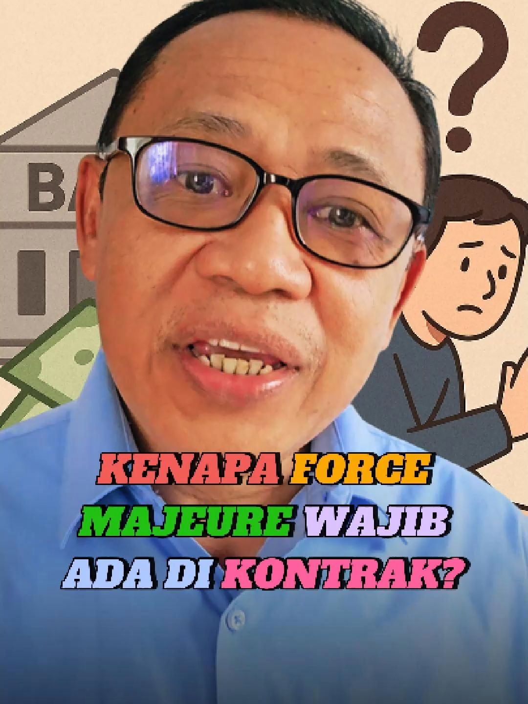 🔥 Kenapa Kontrak Harus Ada Klausul Force Majeure? Bayangkan bisnis berhenti total 🚫 karena bencana 🌪️. Tanpa klausul force majeure, kontrak lemah → pihak lawan bisa kabur tanpa dasar, kerugian bisa miliaran 💸. ✔️ Solusi cepat: siapkan draft klausul force majeure & usulkan ke pihak lawan. Biar kontrakmu tahan guncangan ⚡. 💡 FAQ Singkat: ❓ Apa tujuan mencantumkan klausul force majeure dalam kontrak? ➡️ Memberi perlindungan hukum bila terjadi keadaan darurat di luar kendali (bencana, perang, pandemi). ❓ Apakah force majeure wajib membayar? ➡️ Tidak, justru klausul ini bisa memaafkan wanprestasi tanpa denda/penalti. ❓ Apa pentingnya klausul force majeure & cara kerjanya? ➡️ Penting untuk mencegah sengketa. Cara kerjanya: membebaskan atau menunda kewajiban pihak terikat kontrak karena keadaan darurat. ❓ Jika terjadi force majeure, siapa yang bertanggung jawab? ➡️ Tidak ada pihak yang dipersalahkan, tapi biasanya kewajiban ditunda atau disesuaikan. force majeure kontrak, klausul kontrak bisnis, wanprestasi, hukum perjanjian, bencana kontrak, adendum kontrak #ForceMajeure #KontrakBisnis #HukumPerjanjian #Wanprestasi #PengacaraPerbankan