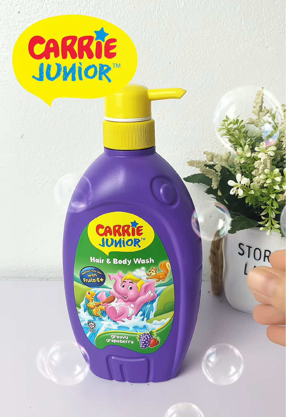 Sữa tắm cho bé Carrie Junior#tamlavui #carriejunior 