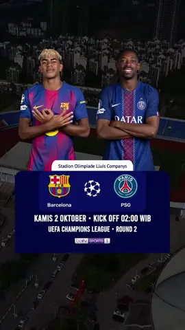 Jadwal Barcelona vs Paris Saint-Germain #uefachampionsleague #uclisback #jadwalbola #barcelona #psg 