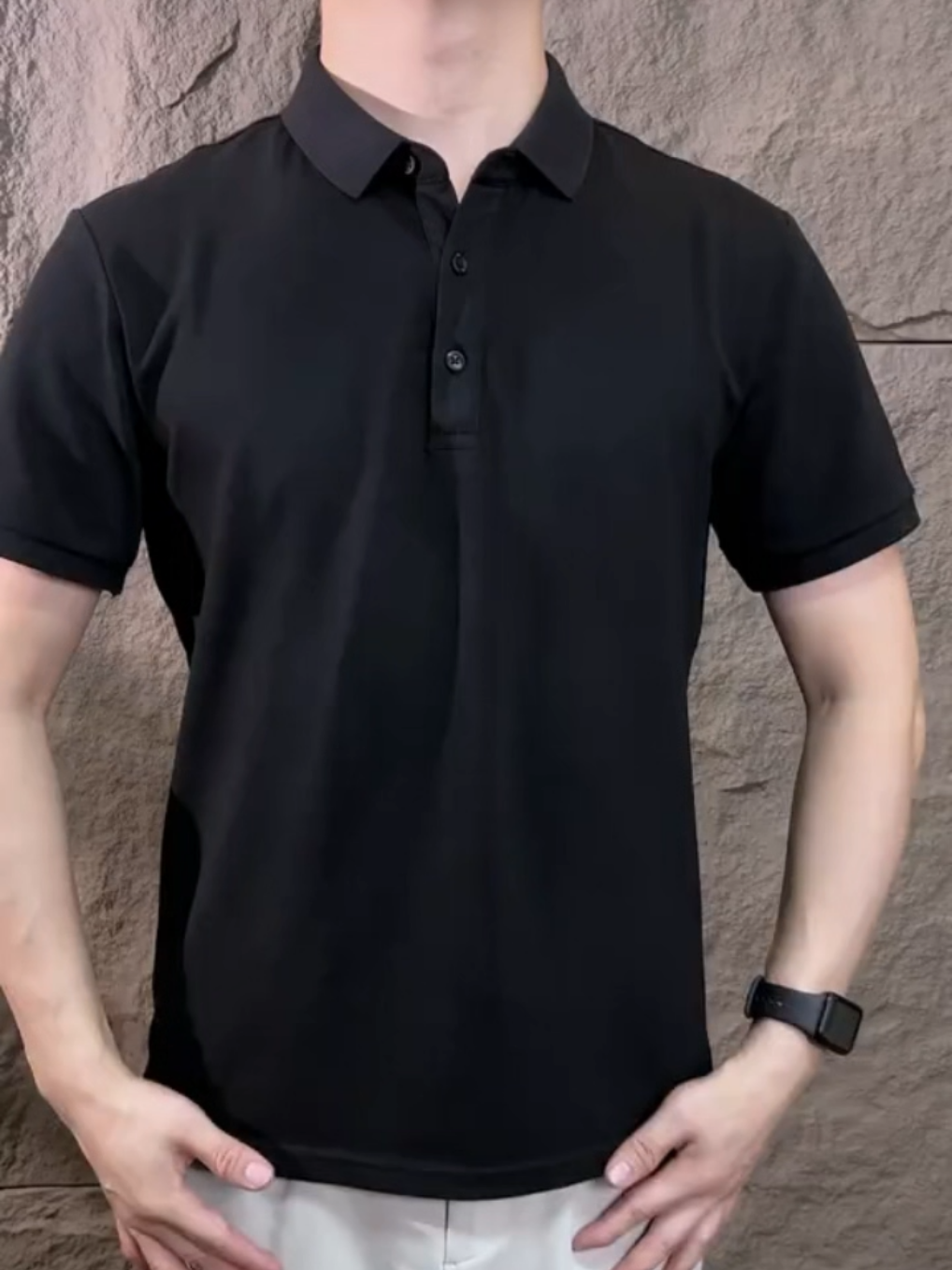 promo 3 pcs kaos poloshirt kece model terbaru untuk pria & wanita.  #wibgajian #gajiansale #kaospolo #poloshirt #fyp 
