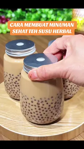 Cara Membuat Teh Susu Herbal #TehSusuHerbal #HerbalMilkTea #ResepSehat #MinumanHerbal #IdeMinuman