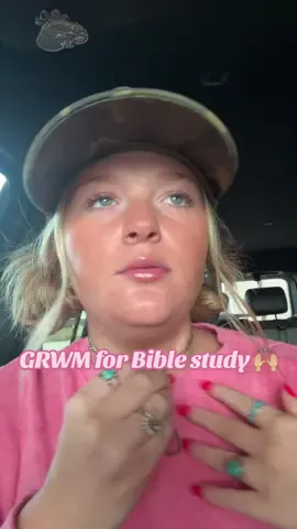 GRWM for Bible study 💖 #fyp#foryou#grwm#makeup#church#skincare#biblestudy 
