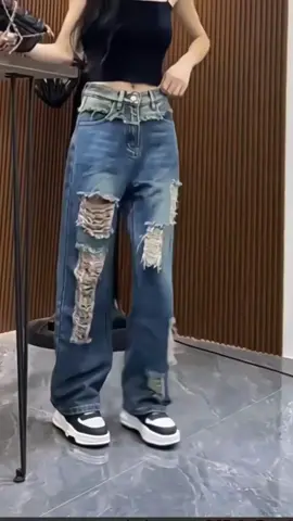 SIZE S-5XL JEANS ROBEK HIGH STREEET AMERIKA JEANS VINTAGE DISTRESSED #celanajeans #celanajeanssobek #celanajeanswanita 