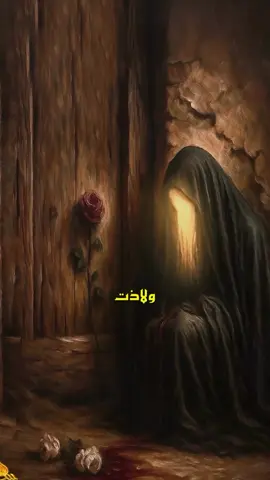 ⁨	ولاذت…. ورى الباب 💔 . . . #اللهم_عجل_لولیک_الفرج #الحسين_يوحدنا  #الليالي_الفاطمية⁩