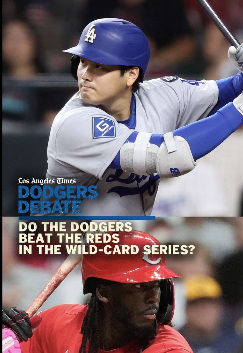 Should Shohei Ohtani be pitching Wild-Card game 1? The 2025 MLB postseason begins with the Los Angeles Dodgers taking on the Cincinnati Reds in the wild-card round. Los Angeles Times Dodger beat writer Jack Harris and columnist Dylan’s Hernandez break down what the Dodgers need to do to move on the face the Philadelphia Phillies in the division series.