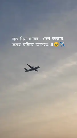 যত দিন যাচ্ছে দেশ ছাড়ার সময় ঘনিয়ে আসছে..!🥹✈️#foryou #foryoupage #terding #terding_new #ti̇ktok 
