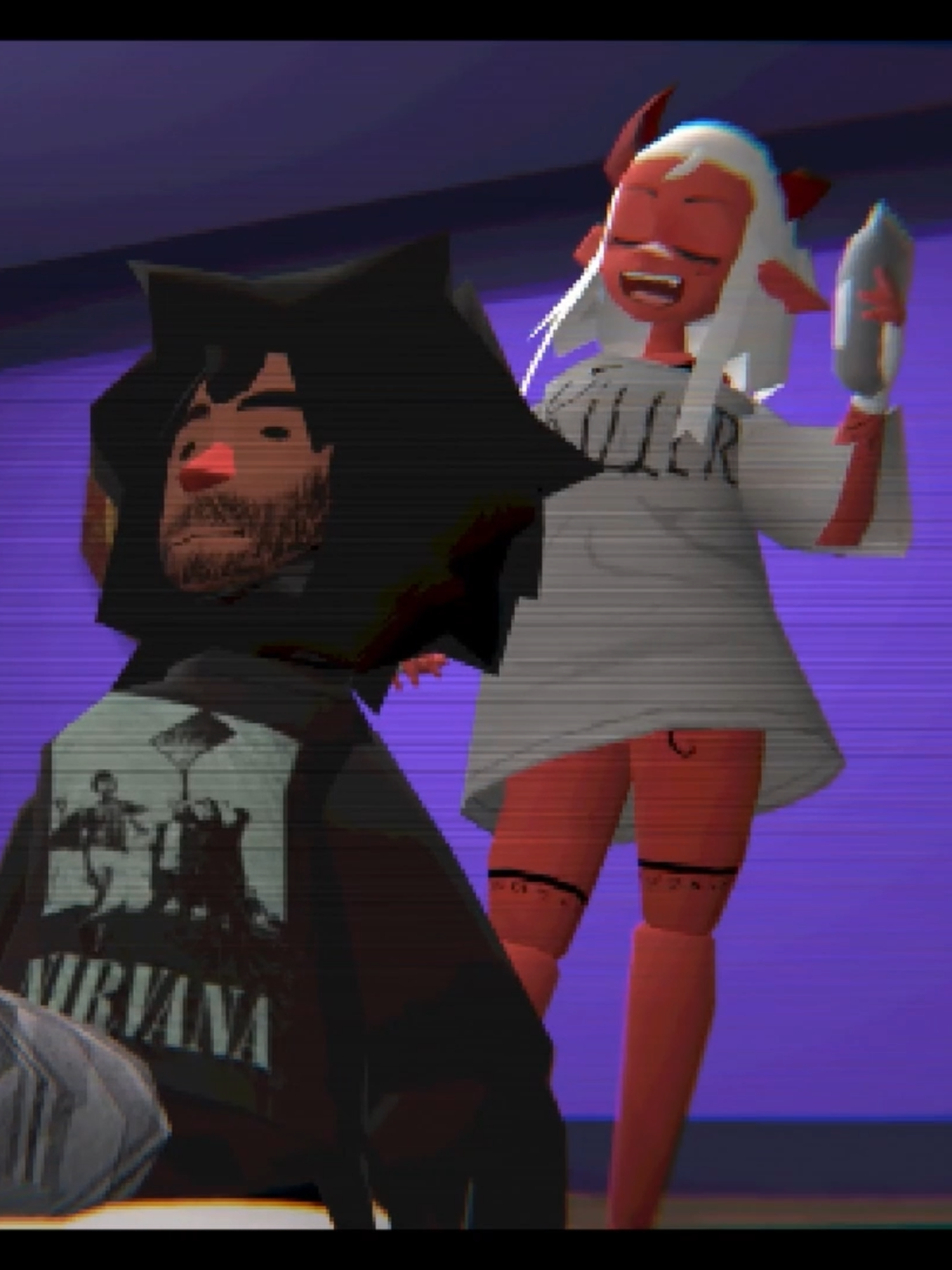 She don't understand how important the line up is 🥷 Part 1 #Blender #lowpoly #Yumo #funnytiktok #animation  @micahdaileywhite