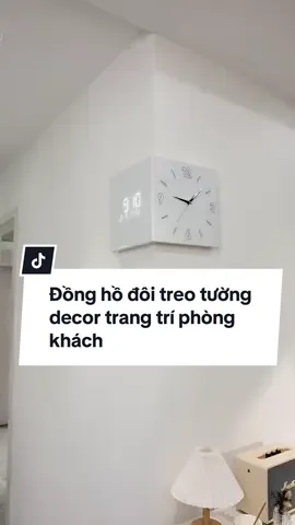 Đồng hồ đôi treo tường decor trang trí phòng khách#muataitiktokshop #thuhaifreeship #xuhuongtiktok #wwwmindecor #donghotreotuong 