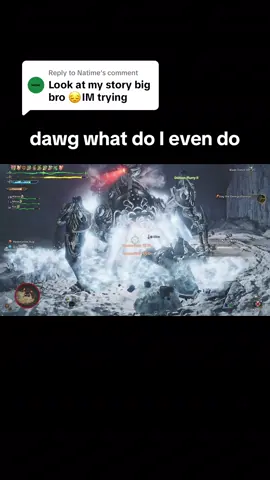 Replying to @Natime not even 9 star btw ✌️🥀 y’all said make it hard, I said I was still fkn learning the game. genuenly bruh ts my first mh game, yak experienced players needa chill, this is NOT MASTER RANK #monsterhunter #difficulty #monstwrhunterwilds #update #finalfantasy 
