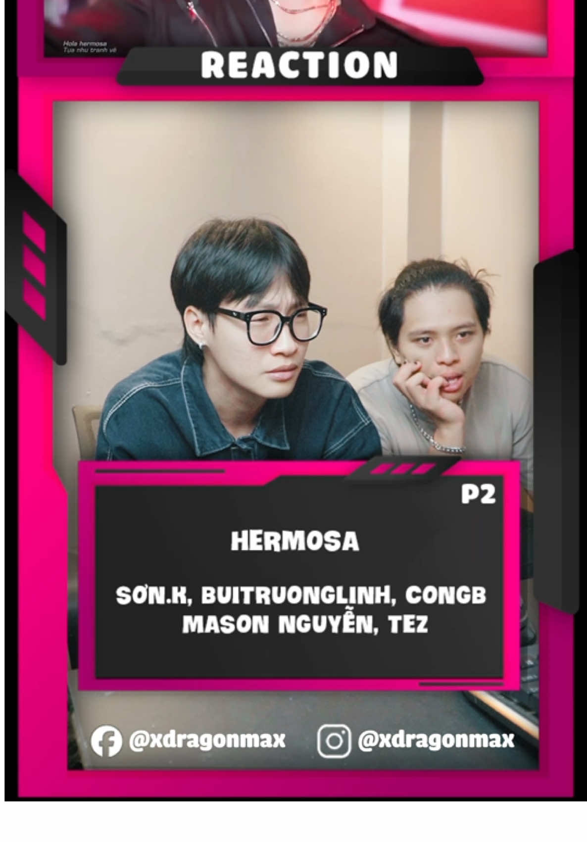 Reaction PART 2 HERMOSA - SƠN K, BÙI TRƯỜNG LINH, CONGB, MASON NGUYEN, TEZ - Thề Vocal Team Này Nó Bị Lạ Và Cuốn Ấy Với Phần Beat Hay Quá #nhachaymoingay #anhtraisayhi #anhtraisayhi2025 #atsh #dmaxreaction 